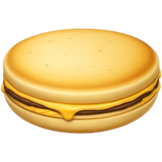Colombian Arepa Cinematic Realistic Colombian Arepa Dish Emoji, depicted as a single, golden arepa with a crisp exterior and soft interior, rendered with lifelike textures and warm, inviting lighting. emoji