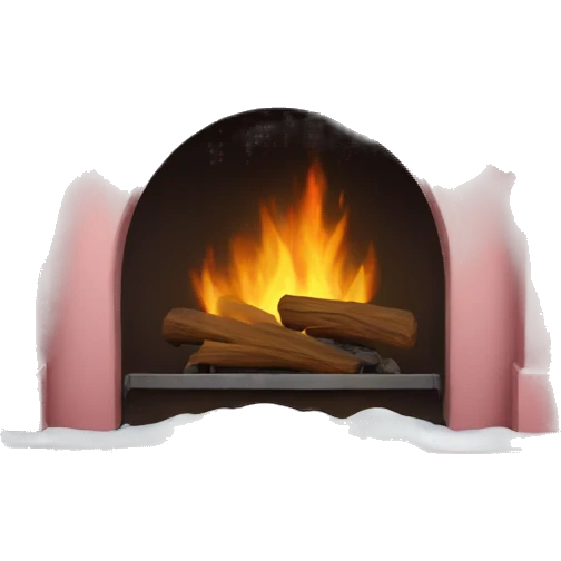 Winter Pink FirePlace emoji
