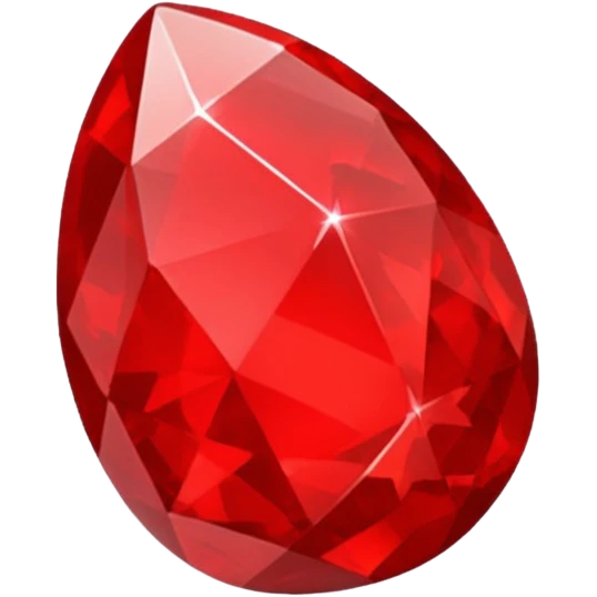 Emoji de una piedra rubí emoji