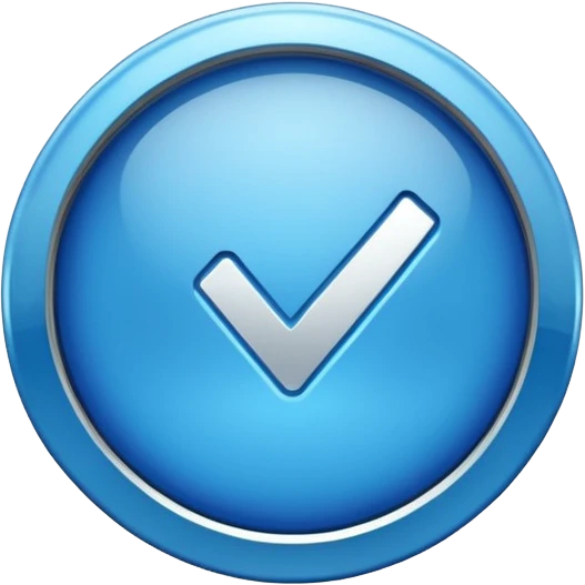 blue verification badge emoji