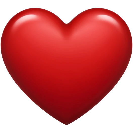 Dark red heart emoji