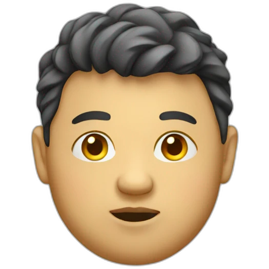 Fat-student emoji