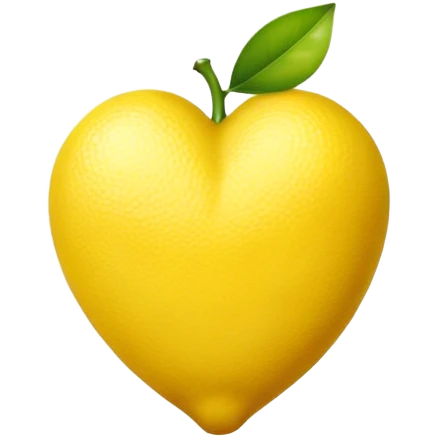 lemon heart emoji