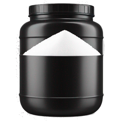 big pot of Creatine white and black emoji