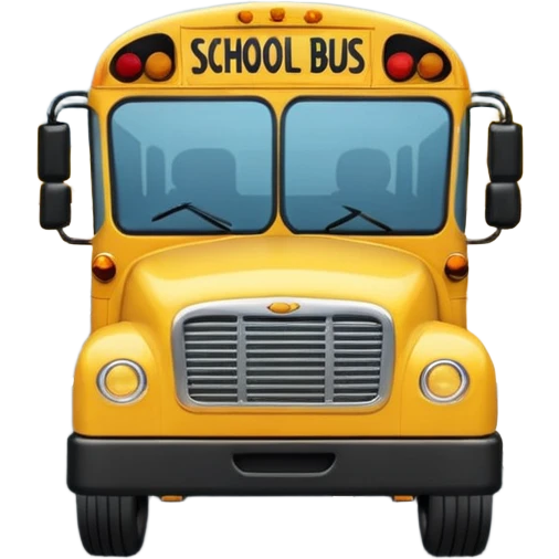 school bus emoji