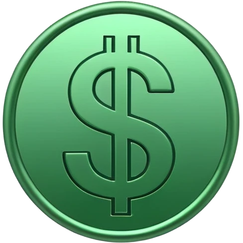 can you make an app logo with a dollar sign on it emoji