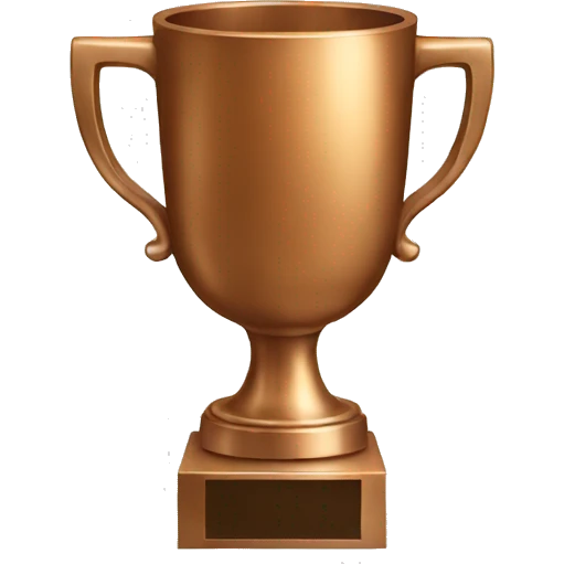 bronze trophy emoji