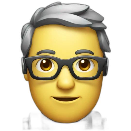 robot developer with glasses emoji