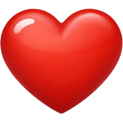 Red heart emoji