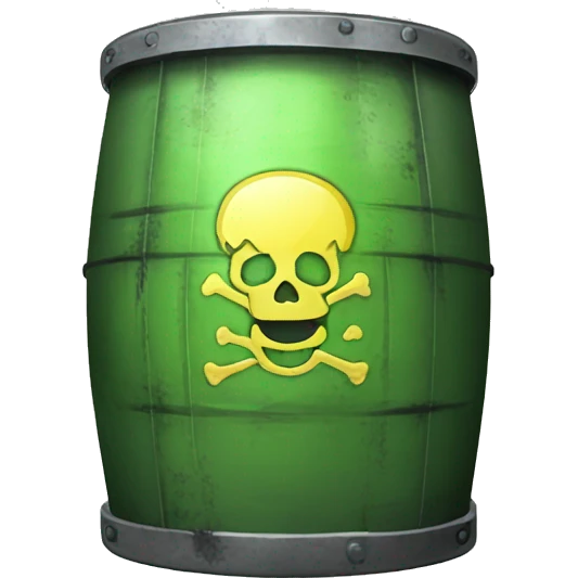 radioactive toxicity barrel emoji