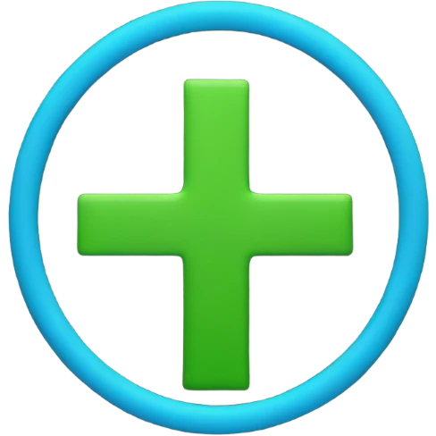 Green check mark with text "Christian" in blue underneath it emoji