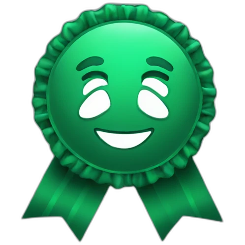 dark green award emoji