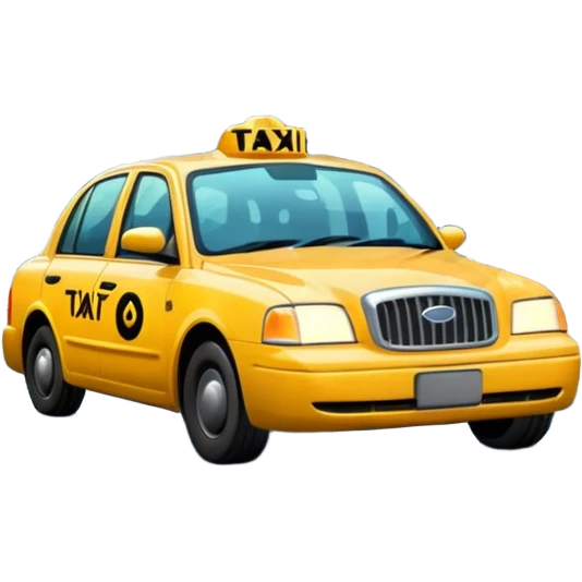 Taxi reflection + puddle, City Rain Scenes. emoji