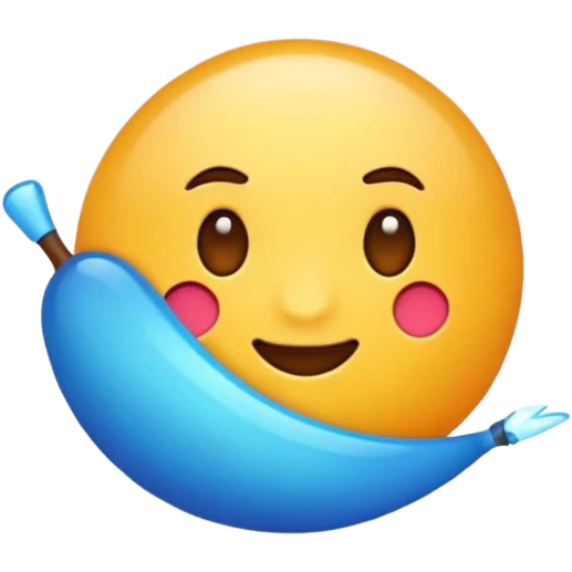 Create a verify parody badge  emoji with this ✅🔵 emoji