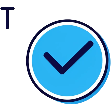 Blue checkmark emoji
