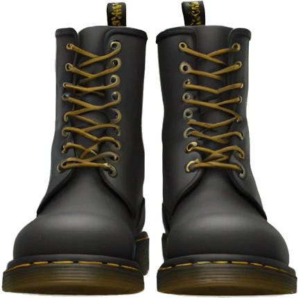 Doc martens boots emoji