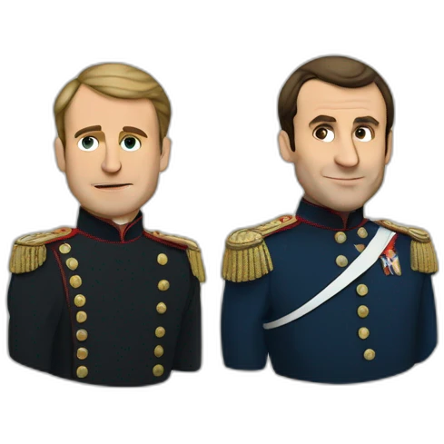 Macron and Staline  emoji