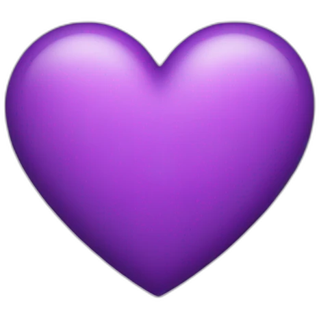 purple-heart emoji