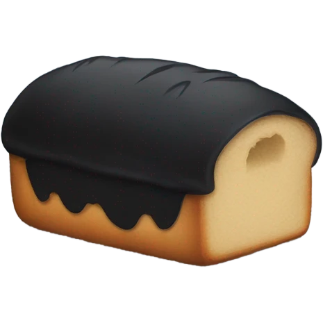 Black cat loaf emoji