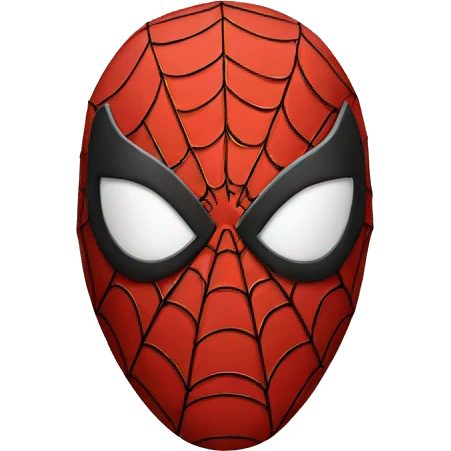 Spiderman mask emoji