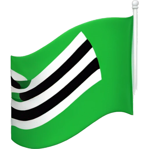 Green flag emoji