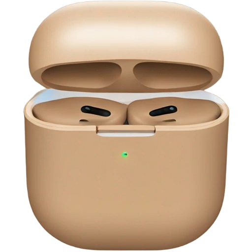 Light brown AirPods max  emoji