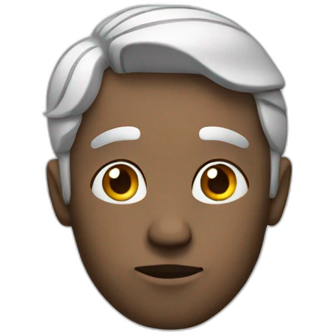 a thinking man emoji