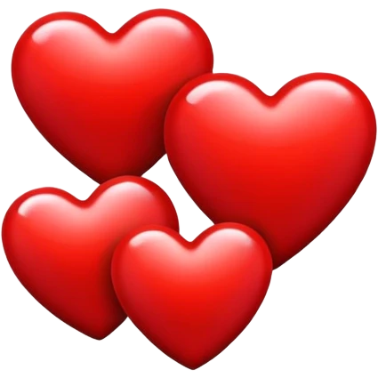 three hearts emoji