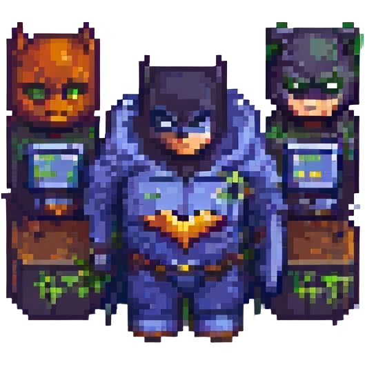 2д дом в стиле gotham city emoji