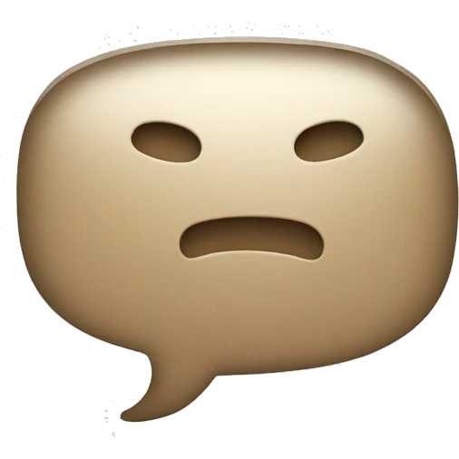 speech bubble emoji