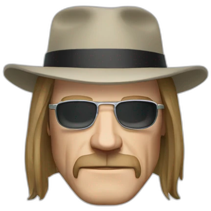 Heisenberg with long hair emoji