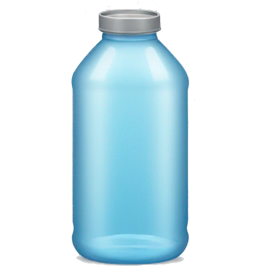   opened empty water bottle emoji