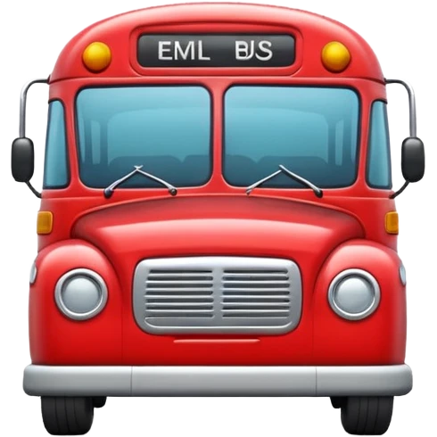 UK emojino lile red buss or symbols emoji