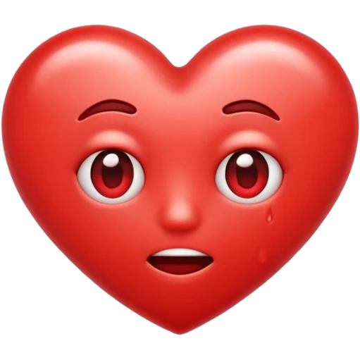 Nervous love emoji emoji