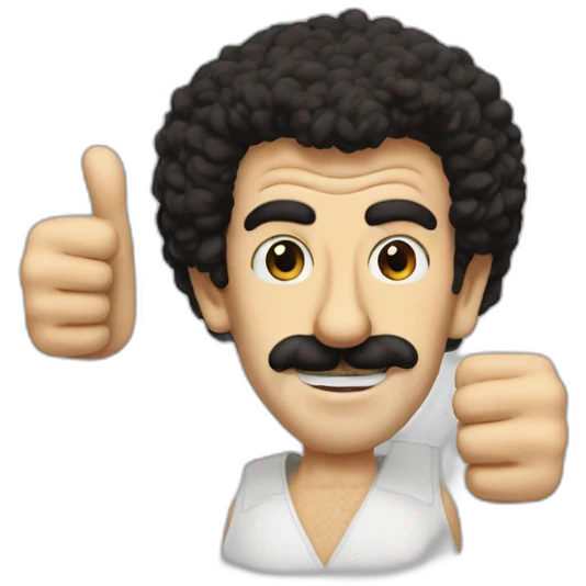 Borat double thumbs up emoji