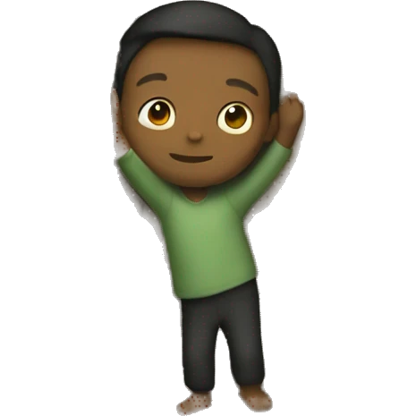Human hugging tree emoji
