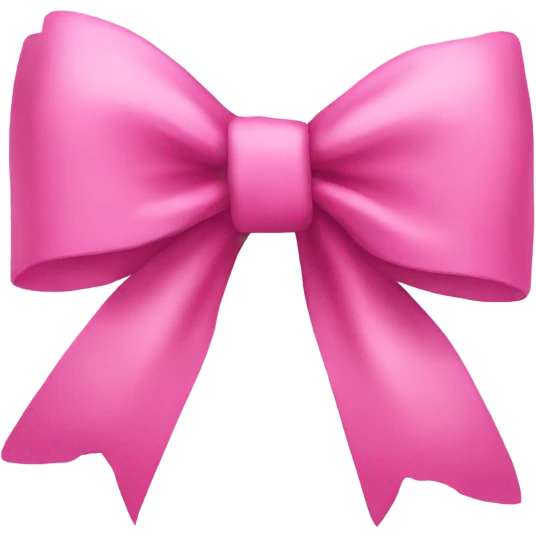 Pink bow emoji