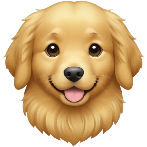 Golden Retriever Golden  emoji