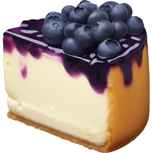 Blueberry Cheesecake  emoji