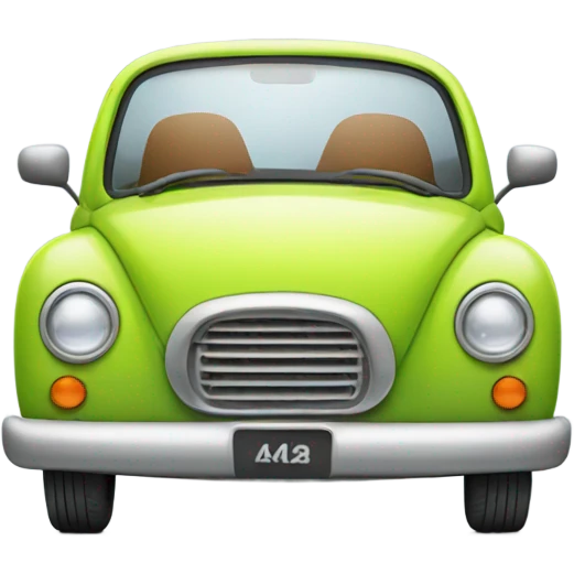 Happy car emoji