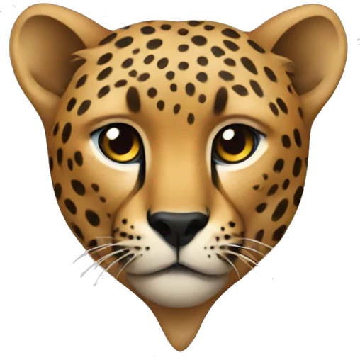 cheetah heart emoji