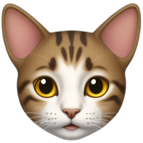 Cat in the malon on head emoji