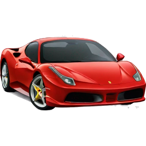 a ferrari emoji
