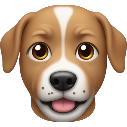 Dog with ྀིྀི emoji