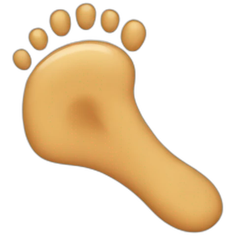 foot emoji