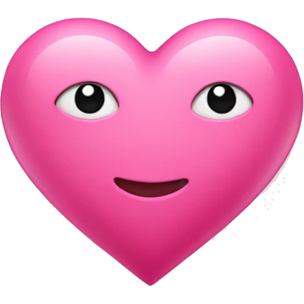 Pink heart  emoji