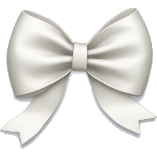 white bow emoji