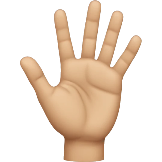 Hand sign índice y pulgar derechos  emoji