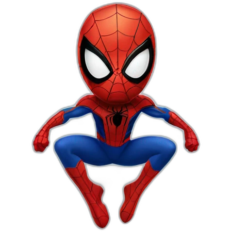 Spiderman as a spider emoji