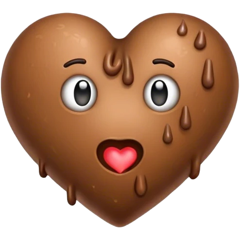 Poop heart emoji